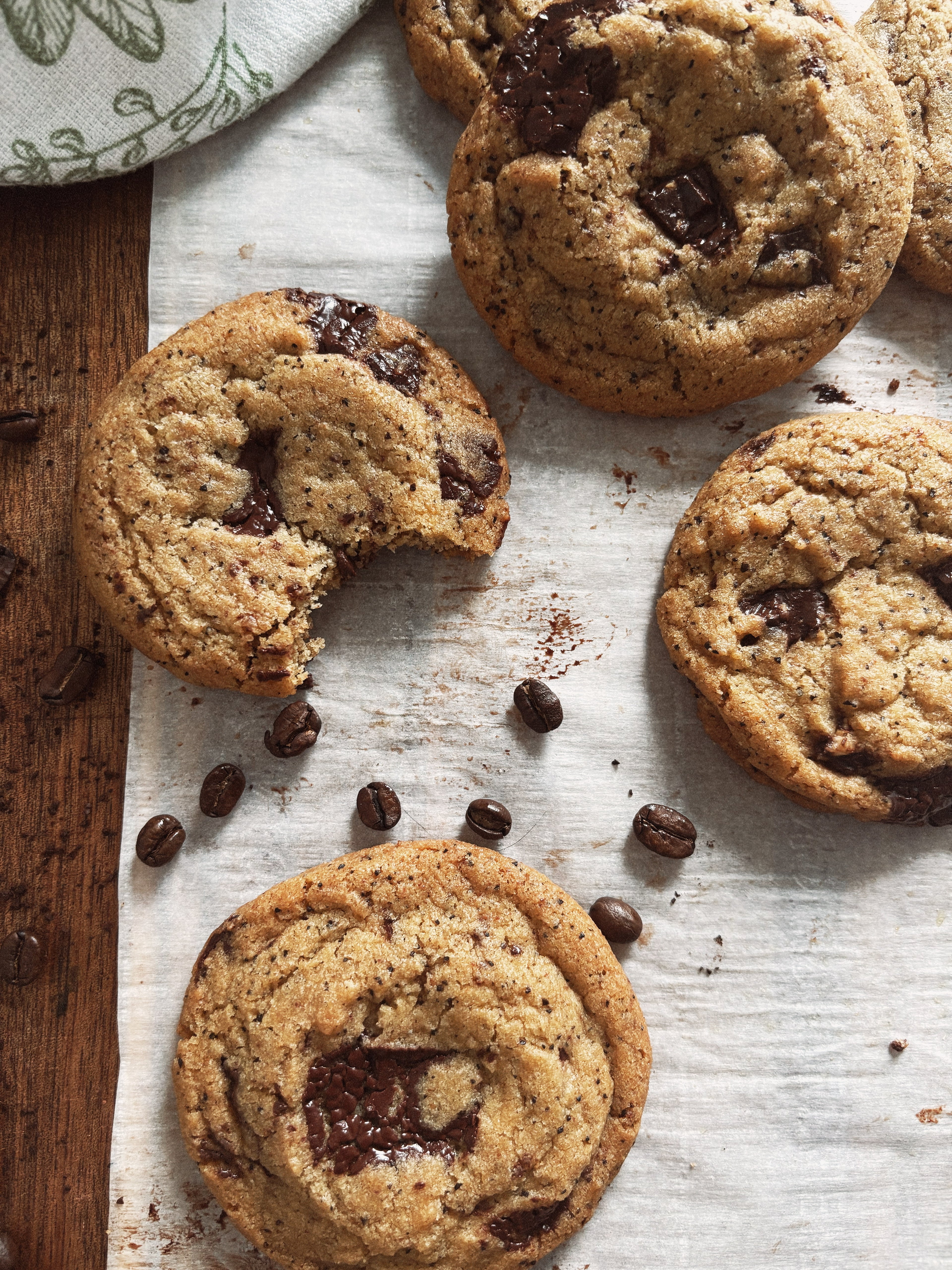 Espresso Chocolate Brown Butter cookies