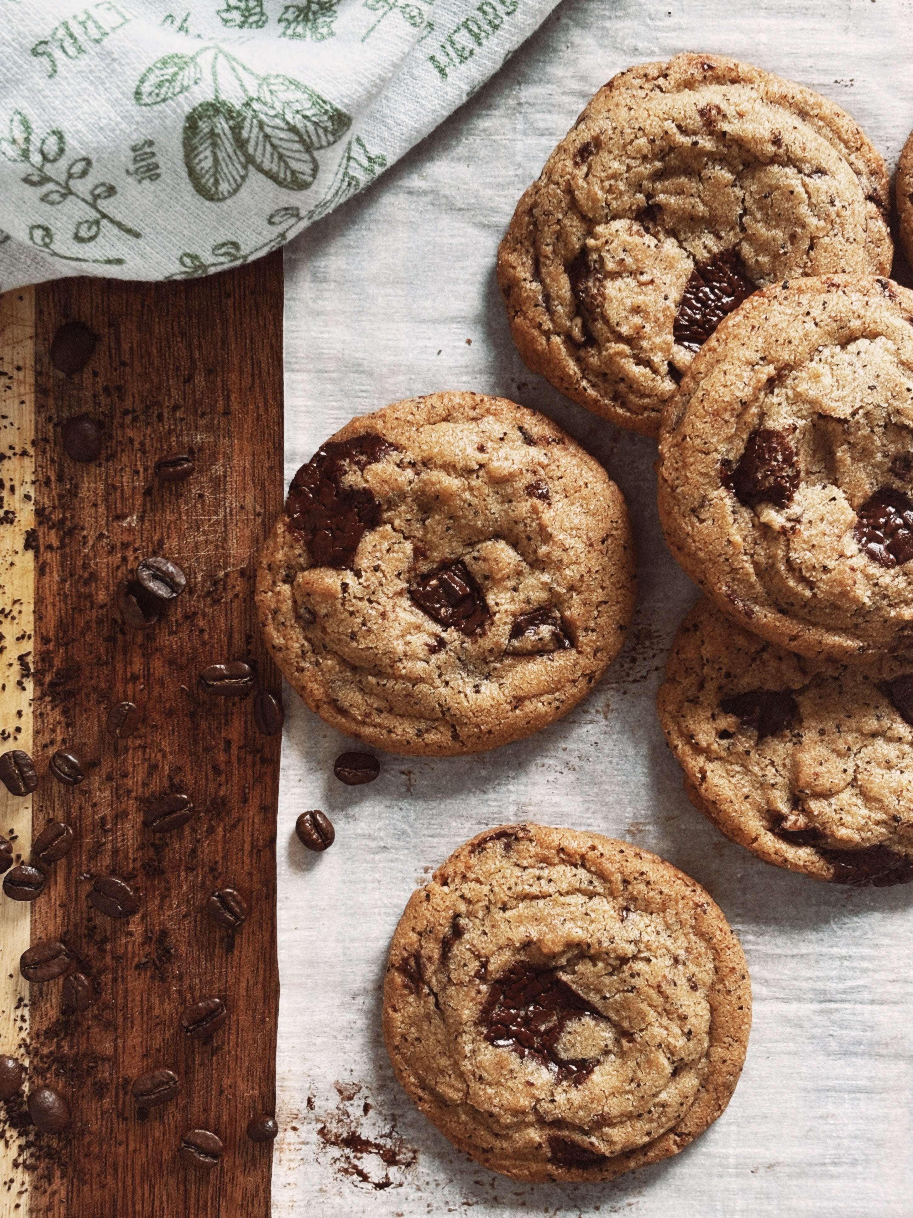 Espresso Chocolate Brown Butter cookies